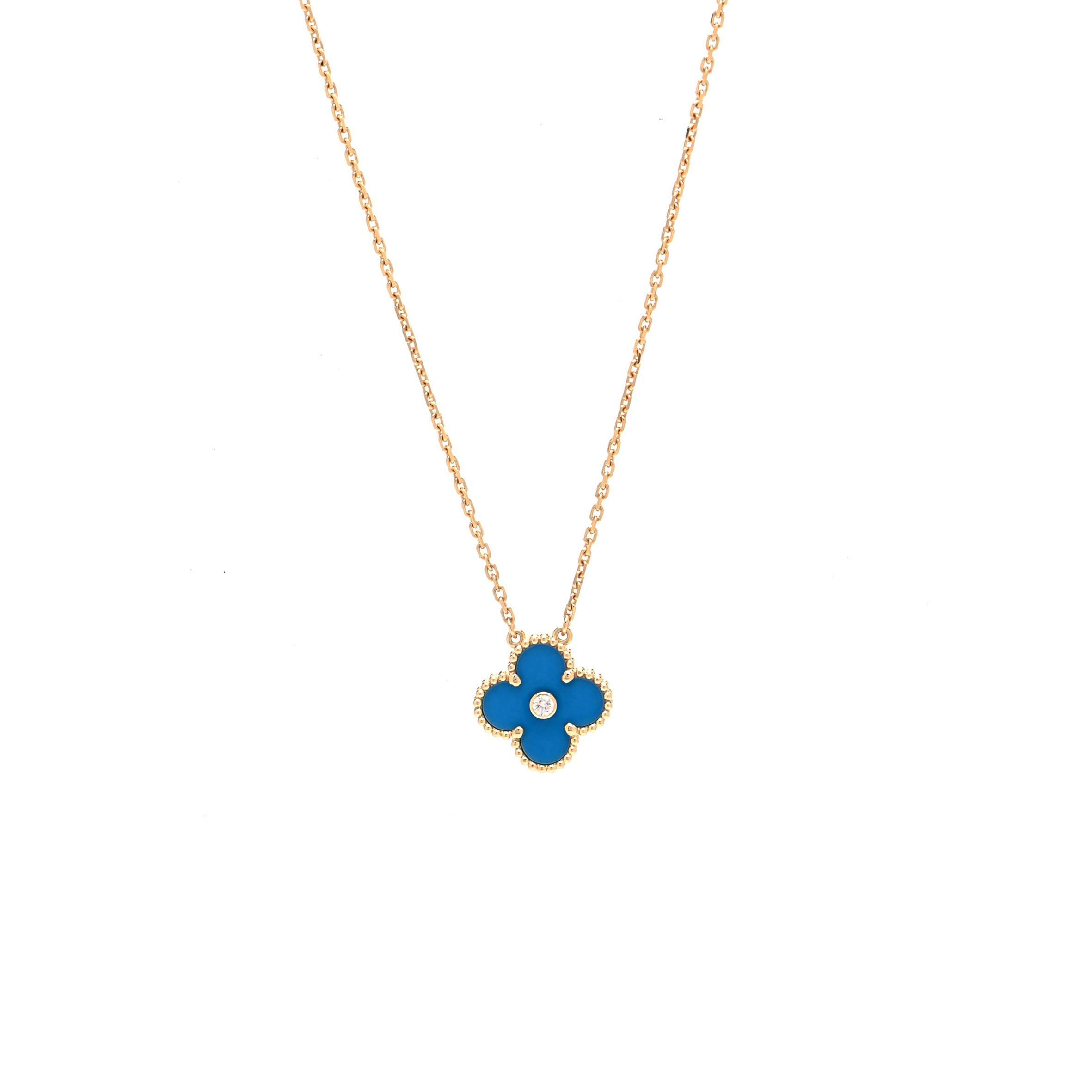 VAN CLEEF ARPELS VINTAGE ALHAMBRA PENDANT VCARP46000